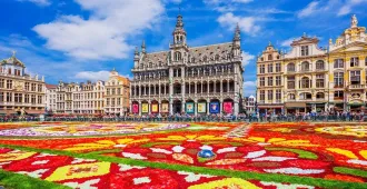 Europe France Belgium Saint Malo Paris Brussels Grand Place - ทัวร์ยุโรป ฝรั่งเศส เบลเยี่ยม แซงต์ มาโล ปารีส บรัสเซลล์ เที่ยวชมจัตุรัสกรองด์ปราซ 