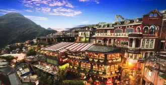 Taiwan Taipei Nantou Taichung  - ทัวร์ไต้หวัน ไทเป หนานโถว ไทจง เที่ยวชมถนนโบราณจิ่วเฟิน 