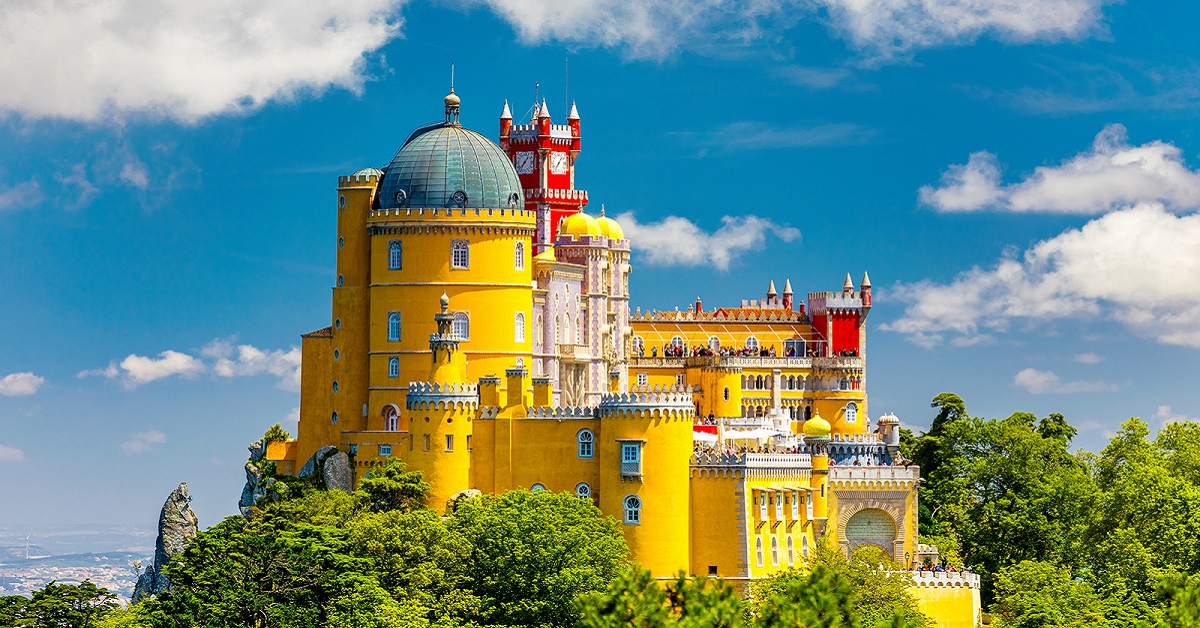 Grand Portugal  Lisbon Porto Pena National Palace - ทัวร์แกรนด์โปรตุเกส ลิสบอน ปอร์โต้ ชมพระราชวังพีน่า 