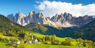 Europe Italy Austria Dolomites - ทัวร์ยุโรป อิตาลี ออสเตรีย เที่ยวชมเขตอุทยานเทือกเขาโดโลไมท์ และหมู่บ้านซานตา แมดดาเลนา
