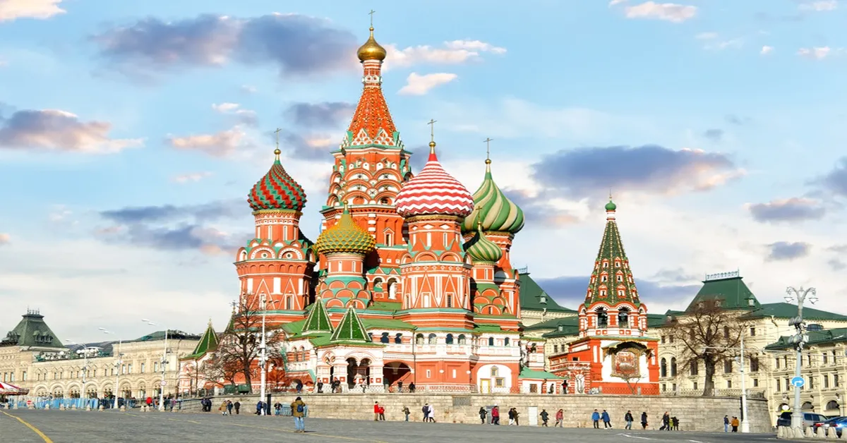 Grand Russia Moscow St. Pertersburg - ทัวร์แกรนด์ รัสเซีย มอสโก เซ็นต์ปีเตอร์สเบิร์ก ชมมหาวิหารเซนต์บาซิลและพระราชวังเครมลิน (นั่งรถไฟความเร็วสูง )
