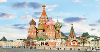 Grand Russia Moscow St. Pertersburg - ทัวร์แกรนด์ รัสเซีย มอสโก เซ็นต์ปีเตอร์สเบิร์ก ชมมหาวิหารเซนต์บาซิลและพระราชวังเครมลิน (นั่งรถไฟความเร็วสูง )