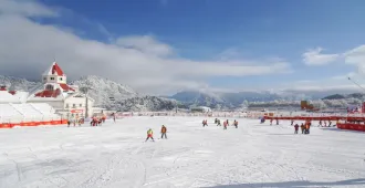 China Chengdu Leshan Snow Mountain - ทัวร์จีน เฉิงตู เล่อซาน เที่ยว 2 ภูเขาหิมะและเมืองโบราณหวงหลงซี (ไม่ลงร้าน)