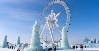 China Harbin  International Ice and Snow Festival - ทัวร์จีน ฮาร์บิน ชมเทศกาลเเกะสลักน้ำเเข็ง (ไม่ลงร้าน)