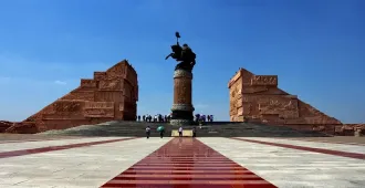 China Inner Mongolia Yellow River Valley  Ordos Grassland Whistling Dune Bay - ทัวร์จีน มองโกเลียใน หุบเขาแม่น้ำฮวงโห ทุ่งหญ้าออร์ดอส ขี่อูฐชมทะเลทรายร้องเพลง