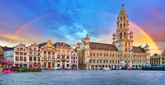 Benelux Netherlands Germany Luxembourg Belgium - ทัวร์เบเนลักซ์ เนเธอร์แลนด์ เยอรมนี ลักเซมเบิร์ก เบลเยี่ยม ชมจัตุรัสกร็องปลาซ