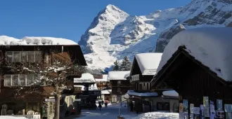 Europe Switzerland Italy Murren Schilthorn - ทัวร์ยุโรป สวิตเซอร์แลนด์ อิตาลี  แวะหมู่บ้านมูร์เร่นกับวิวหลักล้านและขึ้นกระเช้าสู่ยอดเขาชิลธอร์น 