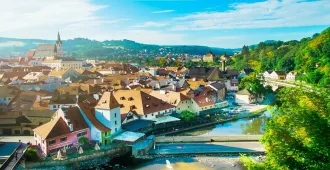 East Europe Austria Czech Slovakia Cesky Krumlov  - ทัวร์ยุโรปตะวันออก ออสเตรีย เช็ก สโลวาเกีย ชมเมืองสวยเชสกี้ ครุมลอฟและหมู่บ้านริมทะเลสาบฮัลล์สต์ทท์