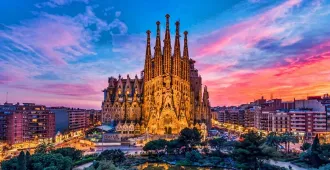 Europe Spain Portugal Sagrada Familia - ทัวร์ยุโรป สเปน โปรตุเกส เที่ยวชม สัญลักษณ์แห่งสิ่งศักดิ์สิทธิ์ ที่มหาวิหารซากราด้า ฟามิเลียร์ 