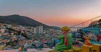  Korea Busan - ทัวร์เกาหลี ปูซาน นั่งรถไฟสกายแคปซูล 