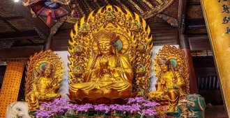 China Shanghai Longhua Temple Tian An 1000 Trees - ทัวร์จีน เซี่ยงไฮ้ มู 3 วัด เสริมดวงชีวิตให้ปัง อาคารพันต้นไม้ วิวไว่ทานสุดอลังการ  (ไม่ลงร้าน)