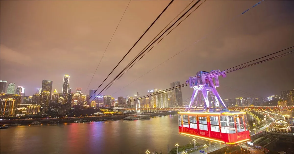 China Chongqing - ทัวร์จีน ฉงชิ่ง นั่งกระเช้าชมวิวเมือง ข้ามแม่น้ำแยงซีเกียง (ลงร้าน)