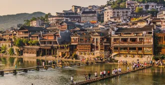 China Zhangjiajie Changsha Fenghuang Furong Town Tianmen Autumn - ทัวร์จีน จางเจียเจี้ย ฉางซา เฟิ่งหวง ฟูหรงเจิ้น สะพานกระจก เทียนเหมินซาง ใบไม้เปลี่ยนสี(ลงร้าน)