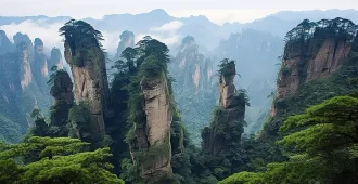 China Changsha Wuyuan Shangrao Yiyang Wangxiangu - ทัวร์จีน ฉางซา อู้หยวน ซ่างเหรา อี้หยาง หุบเขาเทวดาวั่งเซียนกู่ (ไม่ลงร้าน)
