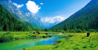 China Chengdu Siguniangshan Bipenggou - ทัวร์จีน เฉิงตู ภูเขาสี่ดรุณี อุทยานปี้เผิงโกว (ไม่ลงร้าน)