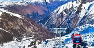 China Chengdu Siguniangshan Bipenggou Dagu Glacier  - ทัวร์จีน เฉิงตู สี่ดรุณี ปี้เผิงโกว ต๋ากู่การ์เซีย ชมภูเขาหิมะพร้อมสัมผัสอากาศหนาว