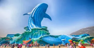 China Guangzhou Kaiping Foshan Chimelong Ocean Kingdom New Year - ทัวร์จีน กว่างโจว ไคผิง ฝอซาน ฉางหลง โอเชี่ยน คิงดอม เทศกาลปีใหม่ (ไม่ลงร้าน)