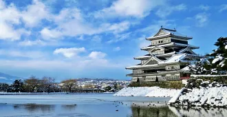 Japan Nagoya Shizuoka Nagano Matsumoto Snow Mutsumoto Castle - ทัวร์ญี่ปุ่น นาโกย่า ชิซูโอกะ นากาโน่ มัตสึโมโต้ หิมะ ปราสาทมัตสึโมโต้ ลิงแก้มแดง แช่ออนเซน