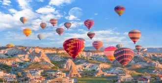 Turkiye Cappadocia Istanbul Ankara - ทัวร์ตุรเคีย คัปปาโดเกีย อิสตันบูล อังการา ชมบอลลูนเมืองคัปปาโดเกียและวิวรูฟท็อปเซเว่นฮิลสื