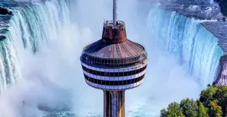 North America Canada Niagara Falls Skylon Tower - ทัวร์อเมริกาเหนือ แคนาดา ล่องเรือชมน้ำตกไนแองการ่า ขึ้นหอคอยสกายลอน 