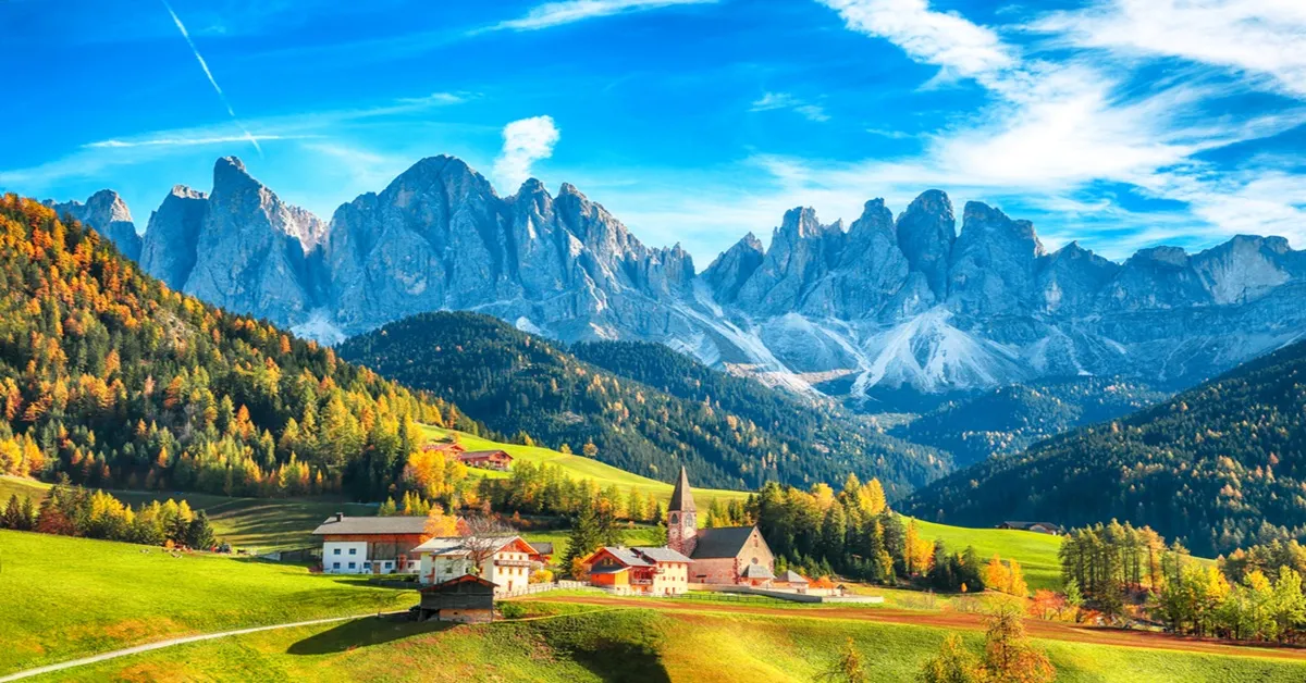 Europe Austria Germany Italy -  ทัวร์ยุโรป ออสเตรีย เยอรมนี อิตาลี หมู่บ้านซานตาแมดดาเลนาและปราสาทนอยชวานสไตน์