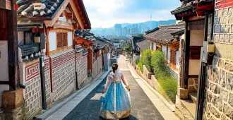 Korea Chiang Mai To Seoul Festa - ทัวร์เกาหลี โซล ห้องสมุดสตาร์ฟิลด์ เที่ยวชมหมู่บ้านวัฒนธรรมเกาหลี 