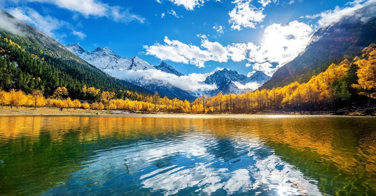 China Chengdu Jiuzhaigou Siguniangshan Bipenggou Autumn - ทัวร์จีน เฉิงตู จิ่วจ้ายโกว สี่ดรุณี ปี้เผิงโกว ใบไม้เปลี่ยนสี (ไม่ลงร้าน)