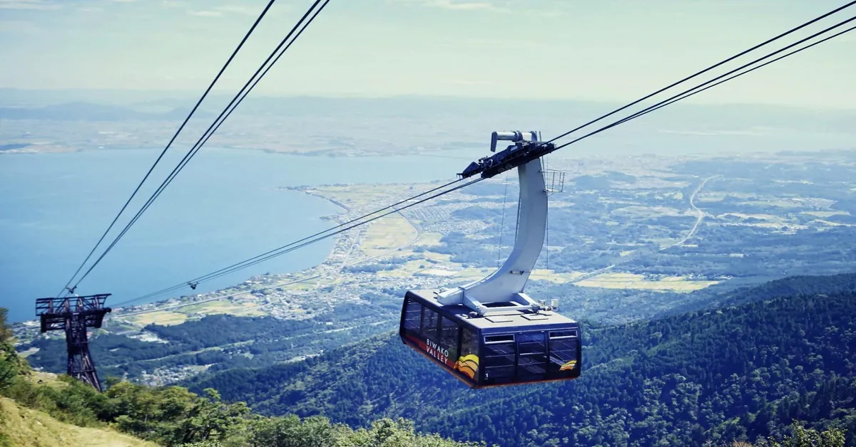 Japan Osaka Kyoto Arashiyama Biwako Valley - ทัวร์ญี่ปุ่น โอซาก้า เกียวโต อาราชิยาม่า นั่งกระเช้าไฟฟ้าขึ้นสู่บิวาโกะ เทอเรส (อิสระ 1 วัน)