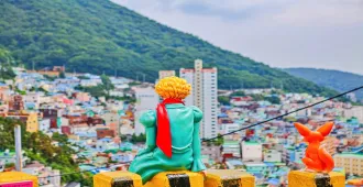 South Korea Busan Sea Sand Breeze - ทัวร์เกาหลีใต้ ปูซาน ปั่น RAIL BIKE ชมแม่น้ำนักดง ออยุคโดสกายวอร์ค