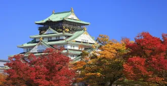 Japan Osaka Kyoto Minoh Autumn - ทัวร์ญี่ปุ่น โอซาก้า เกียวโต มิโนะ ซุปตาร์ หวานเย็น กิออนหวานใจ นินนาจิหวานบุญ ศาลเจ้านัมบะยาซากะ ใบไม้เปลี่ยนสี