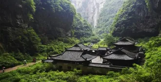 China Chongqing Wulong Dazu Three Natural Bridges - ทัวร์จีน ฉงชิ่ง อู่หลง ต๋าจู๋  อุทยานเขานางฟ้าสะพานสวรรค์ (ไม่ลงร้าน)