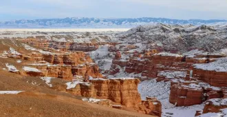 Kazakhstan Almaty Charyn Canyon  - ทัวร์คาซัคสถาน อัลมาตี ชมอุทยานแห่งชาติ ชาริน แกรนด์แคนยอน ชาริน  