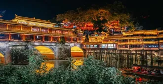 China Changsha Zhangjiajie - ทัวร์จีน ฉางซา จางเจียเจี้ย เที่ยวชมเมืองโบราณฝูหรงเจิ้น  (ไม่ลงร้าน)