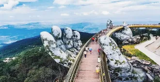 Central Vietnam Da nang Hoi An Bana Hills - ทัวร์เวียดนามกลาง ดานัง ฮอยอัน บานาฮิลล์ จุดชมวิวแห่งใหม่ สะพานมือ 
