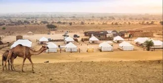 India Rajasthan Delhi Ranakpur Jaisalmer Thar Desert - ทัวร์อินเดีย ราชาสถาน เดลลี รานัคปูร์ จัยเเชลเมียร์ ชมและพักทะเลทรายธาร์ (บินภายใน 2 ขา)