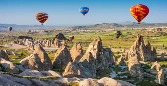 Turkiye Autumn Cappadocia Seven Hills Café  - ทัวร์ตุรเคีย เที่ยวคัปปาโดเกียและให้อาหารนกนางนวล 