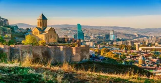 Grand Georgia Tbilisi Mtskheta Gudauri - ทัวร์แกรนด์ จอร์เจีย ทบิลิซี มิทสเคต้า กูดาอูรี นั่งกระเช้าสู่ป้อมนาริคาล่าและชมอนุสาวรีย์มิตรภาพ