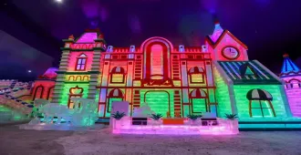 China Harbin Changchun Shenyang Volga Manor Harbin International Ice and Snow Festival - ทัวร์จีน ฮาร์บิน ฉางชุน เสิ่งหยาง สวนคฤหาสน์โวลก้า แมเนอร์ ชมเทศกาลแกะสลักน้ำแข็งประดับไฟในร่ม (ไม่ลงร้าน)