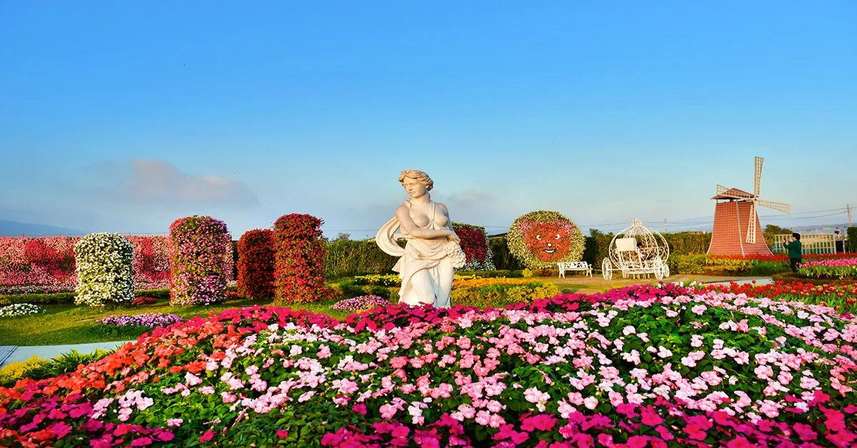 Taiwan Taichung Keelung Taipe Heping Zhongshe Flower Market Sun Moon Lake - ทัวร์ไต้หวัน ไทจง จีหลง ไทเป เกาะเหอผิง ฟาร์มดอกไม้จงเซ่อ ชมสุริยันจันทรา (ลงร้าน)