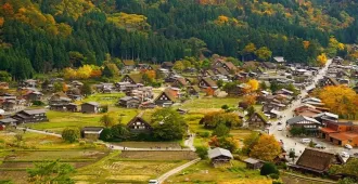 Japan Osaka  Kyoto Nabana no Sato Shirakawa go Shinhotaka Autumn - ทัวร์ญี่ปุ่น  มหัศจรรย์ โอซาก้า เกียวโต นาบานาโนะซาโตะ ชิราคาวาโกะ ชินโฮทากะ ใบไม้เปลี่ยนสี