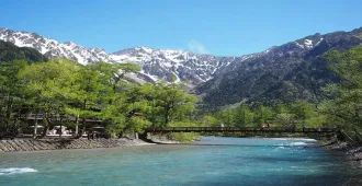 Japan Osaka Kyoto Kanazawa Matsumoto Kamikochi - ทัวร์ญี่ปุ่น โอซาก้า เกียวโต คานาซาวะ มัตสึโมโค้ คามิโคจิ เที่ยวชมกำเเพงหิมะ เทือกเขาเจแปนแอลป์