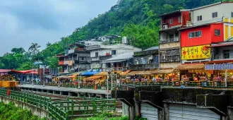 Taiwan Taipei Jiufen Yehliu Shifen Old Street - ทัวร์ไต้หวัน ไทเป จิ่วเฟิ่น เหย่หลิว ปล่อยโคมสุดโรแมนติก ถนนโบราณสือเฟิ่น 