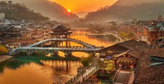 China Zhangjiajie Fenghuang FurongTown Tianmen Mountain - ทัวร์จีน ซุปตาร์ จางเจียเจี้ย เฟิ่งหวง ฝูหรงเจิ้น ความลับในใจ ซ่อนไม่ไหว เช็คอินประตูสวรรค์ ไม่ลงร้าน