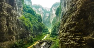 China Chongqing  Wulong Three Natural Bridge - ทัวร์จีน บินตรงฉงชิ่ง อู่หลง เที่ยวชมสะพานธรรมชาติสามแห่ง (ไม่ลงร้าน)