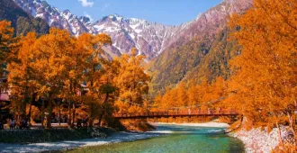 Japan Tokyo Narita Kamikochi Autumn - ทัวร์ญี่ปุ่น โตเกียว นาริตะ คามิโคจิ ใบไม้เปลี่ยนสี 