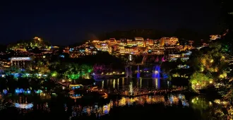 China Yichang Zhangjiajie Furong Zhen Tienmen Shan - ทัวร์จีน หยีชัง จางเจียเจี้ย แสงสีเมืองโบราณ ฝูหรงเจิ้น ขึ้นเขาเทียนเหมินซาน ประตูสวรรค์ (ลงร้าน)