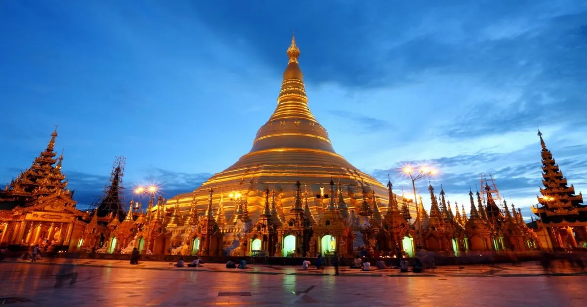 Myanmar Yangon Siriam Shwedagon Pagoda - ทัวร์พม่า ย่างกุ้ง สิเรียม ชเวดากอง