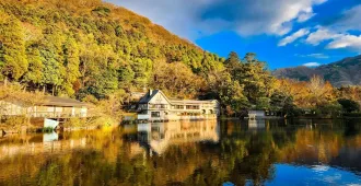 Japan Fukuoka  Kinrin Lake - ทัวร์ญี่ปุ่น ฟูกุโอกะ ชมใบไม้เปลี่ยนสีทะเลสาบคินริน (อิสระ 1 วัน)