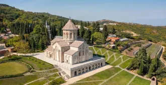 Georgia Batumi Kutaisi kazbegi Tbilisi Monastery of St. Nino at Bodbe - ทัวร์จอร์เจีย บาทูมิ คูไตซี คาซเบกี้ ทบิลิซี ชมอารามนักบุญนีโน่แห่งบอดบี 
