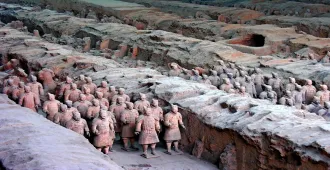 China Xi-an - ทัวร์จีน ซีอาน สุสานจิ๋นซีฮ่องเต้ น้ำพุดนตรีที่ใหญ่ที่สุดในเอเชีย อิสระ 1 วัน (ไม่ลงร้าน)
